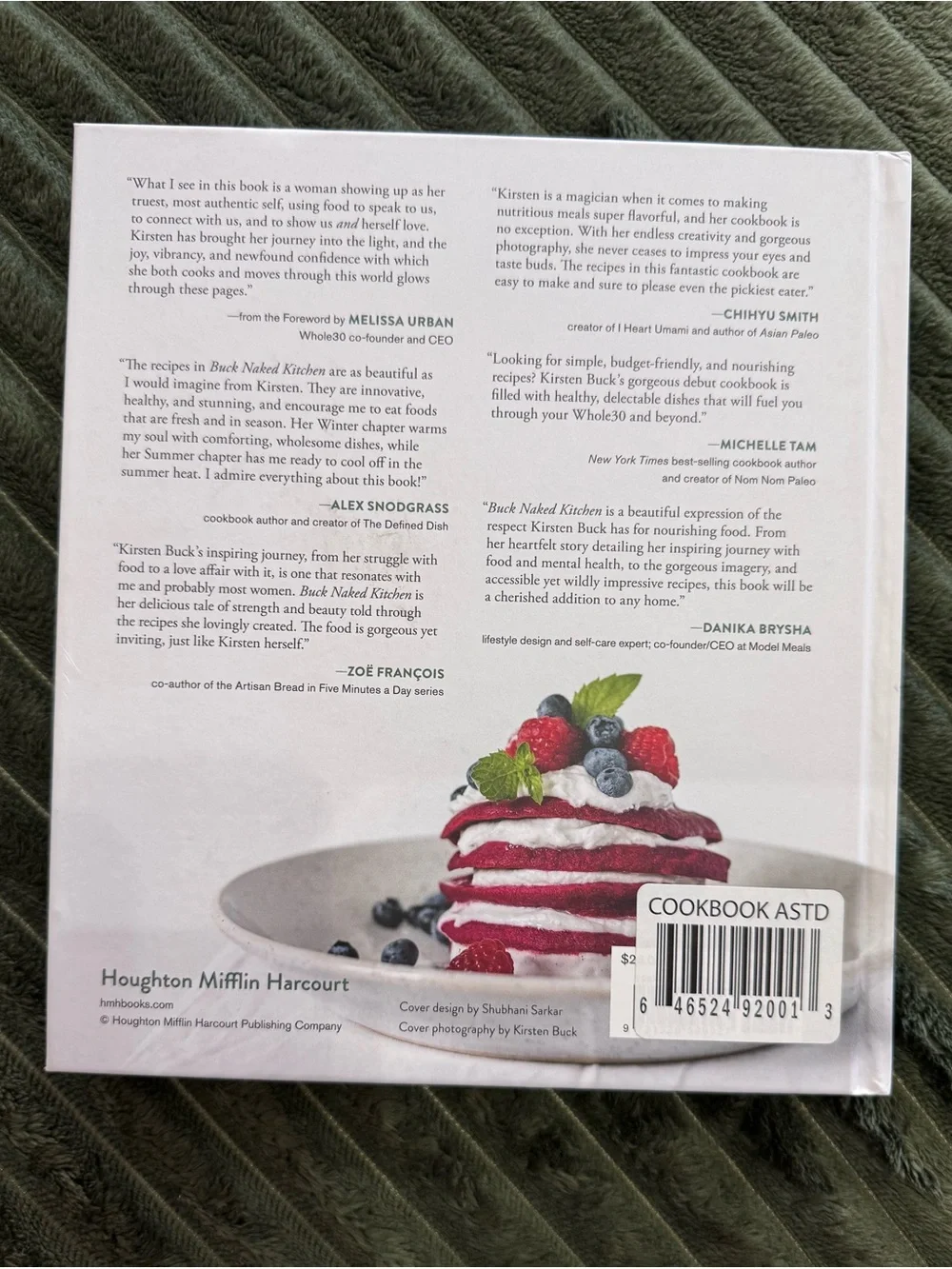 NWT Buck Naked Kitchen Cookbook by Kirsten Buck -HardCover